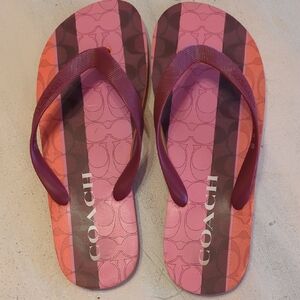 Coach Flip Flops